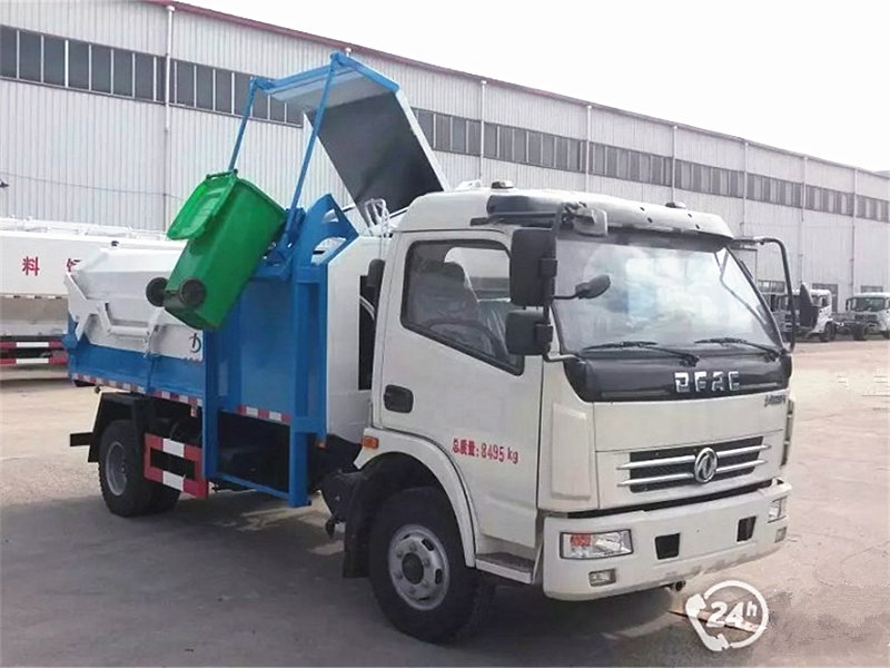 国五东风自装卸式垃圾车