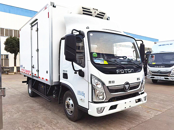 福田奥铃捷运国六蓝牌冷藏车