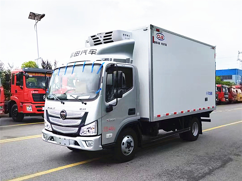 福田欧马可S1国六蓝牌冷藏车