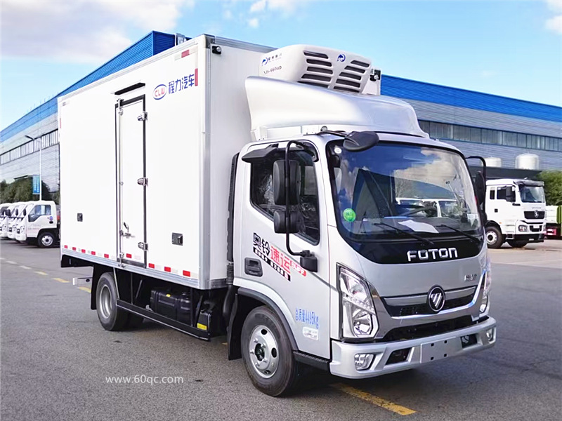 福田奥铃国六蓝牌冷藏车