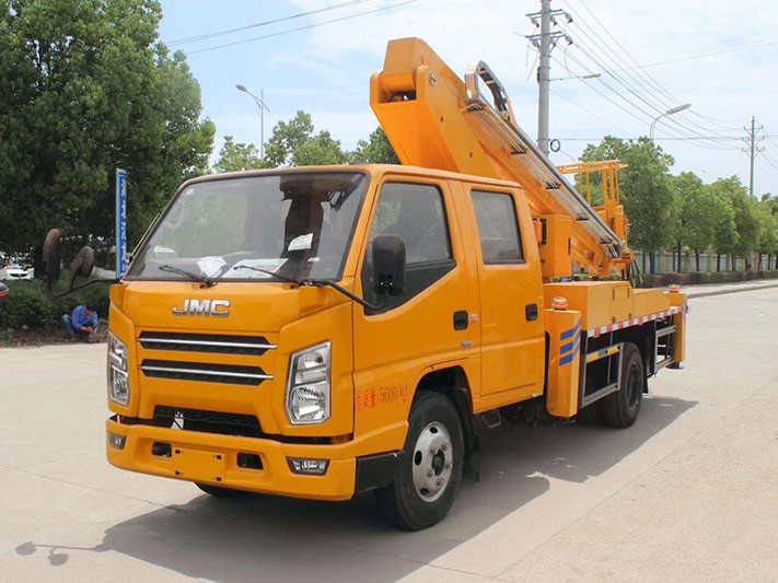 江铃双排17.5米直臂国六高空作业车