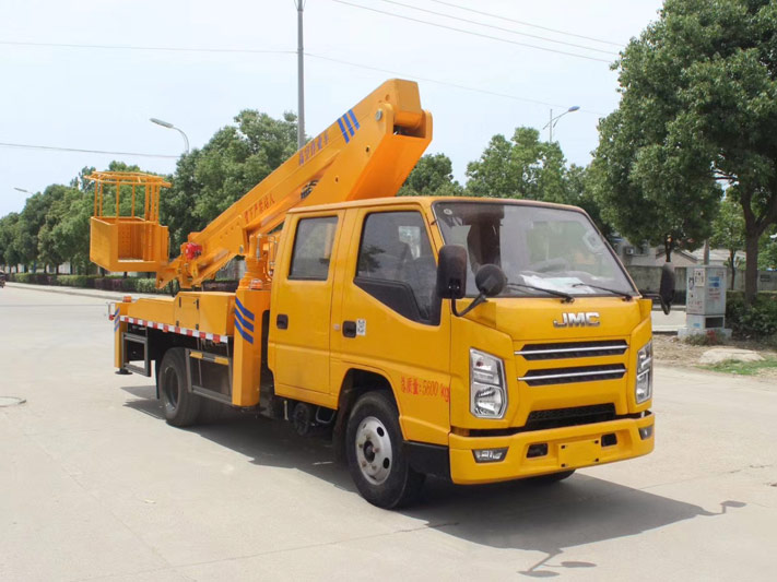 江铃双排17.5米直臂国六高空作业车